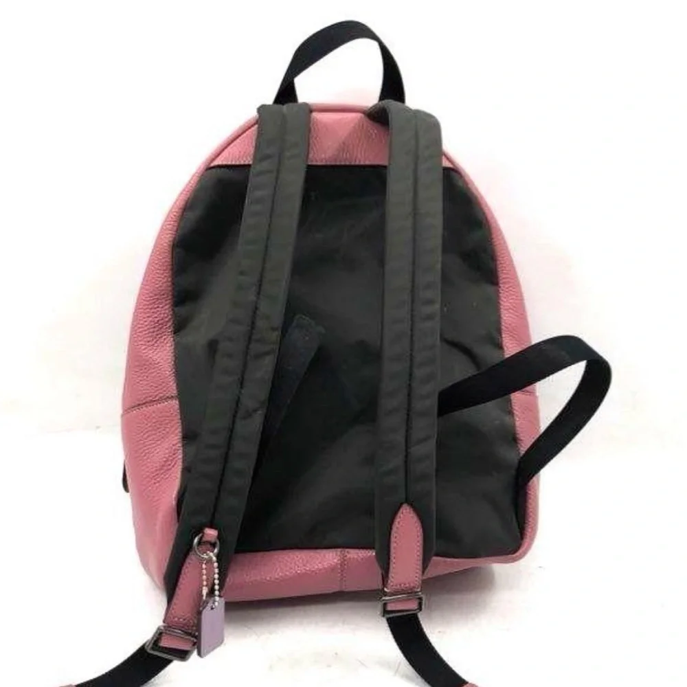 Coach Charlie Pink Leather Backpack F30550
